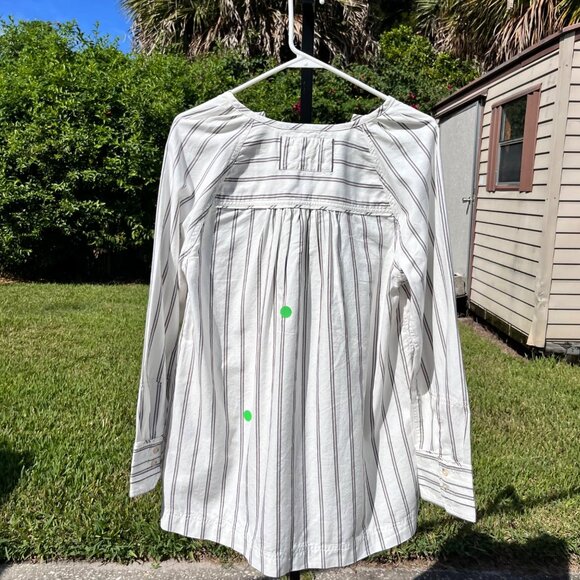 NWT We The Free People Lisbon Tunic 100% Cotton Striped Top Size S - Picture 4 of 12